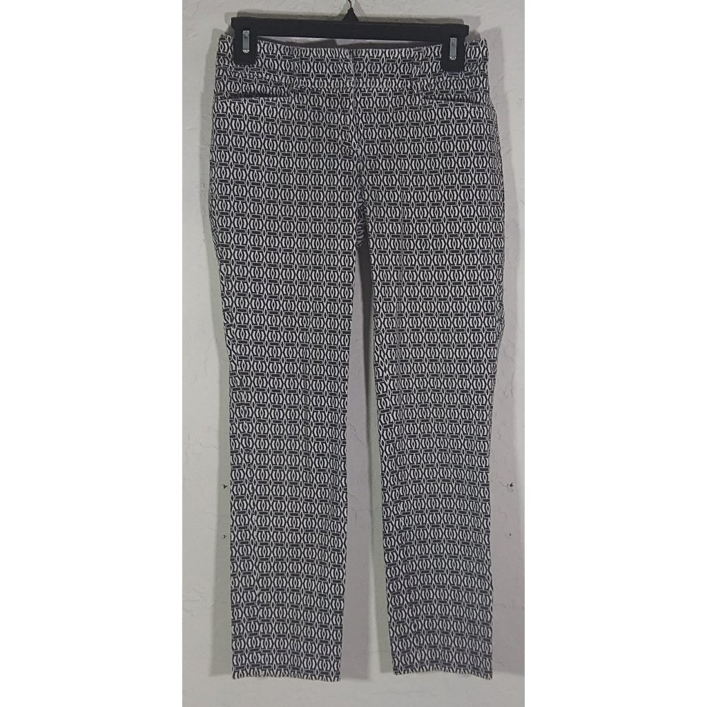 Cache Jeans Size 0 Geometric Patterned Multicolor… - image 1